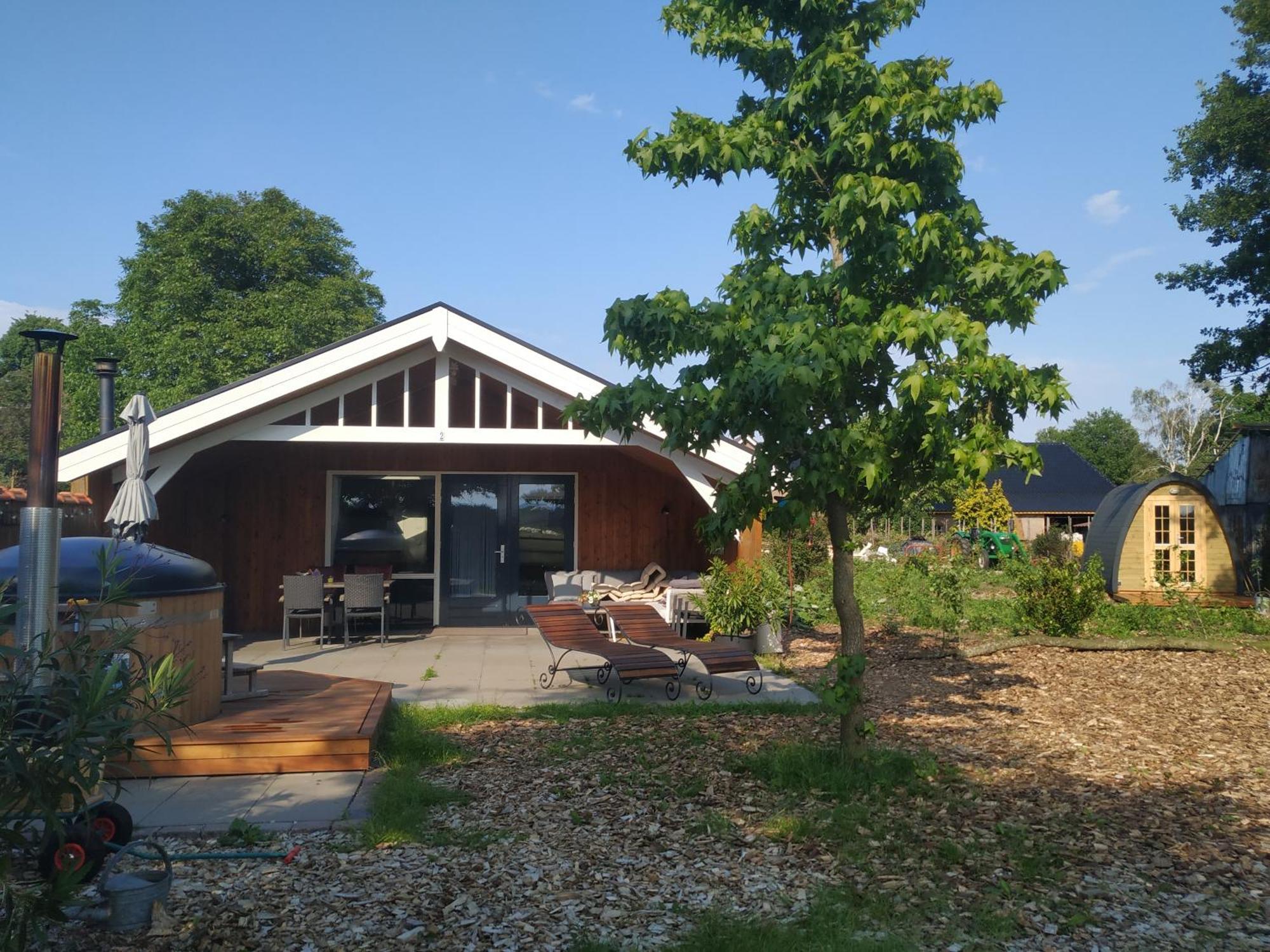 Chalet "Het Biggetje" Hottub - Sauna Volkel المظهر الخارجي الصورة